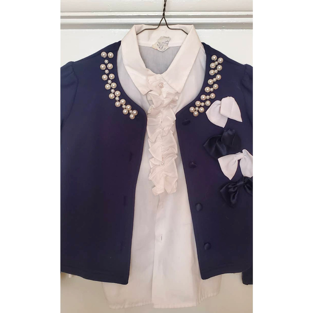 2 for $30 Pearls and Ruffles Sweater Set w/ Bows Good Lad Philedelphia*